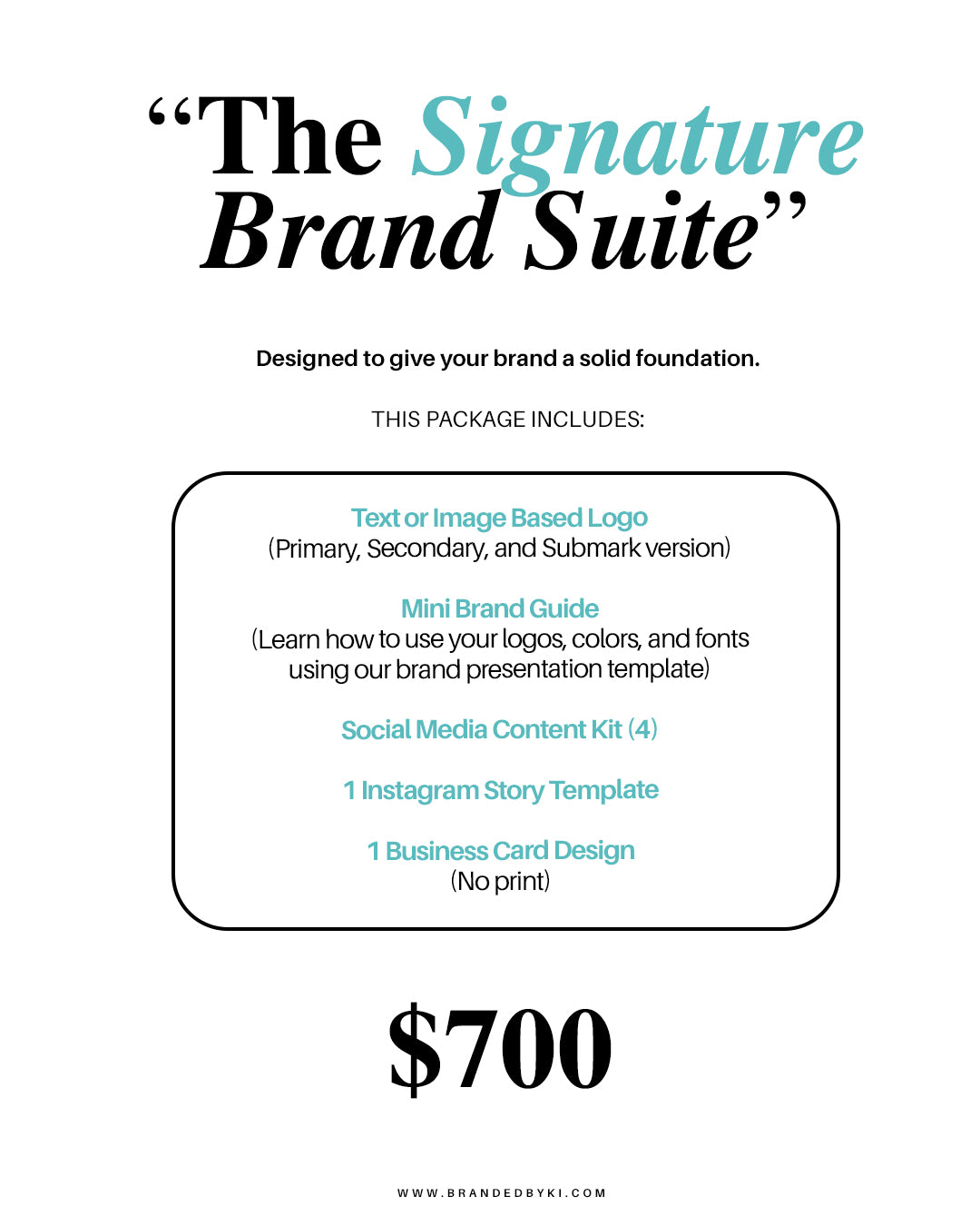The Signature Brand Suite
