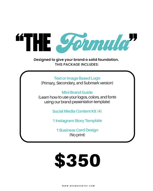 "The Formula" Branding Package