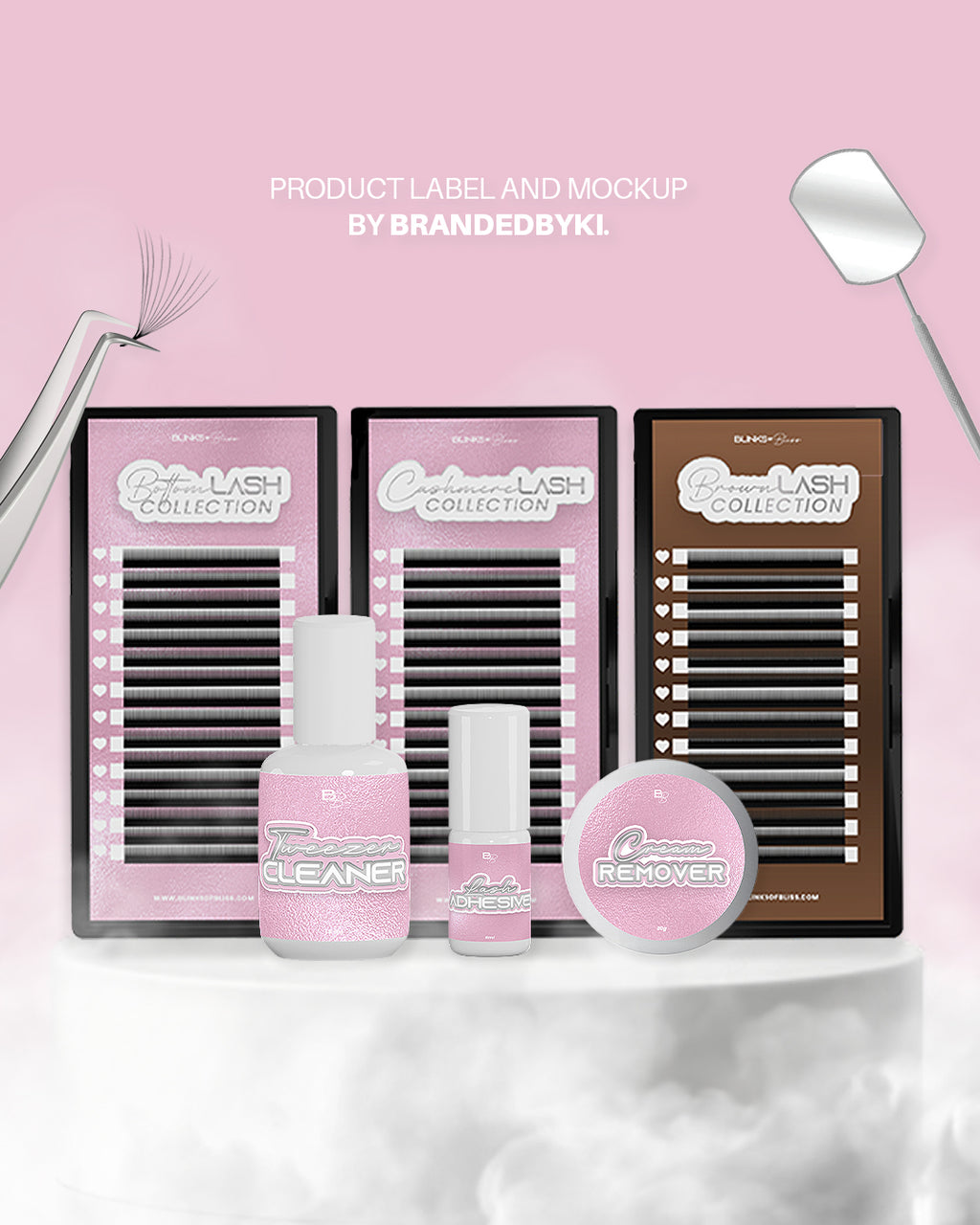 Custom Product Label & Mockup